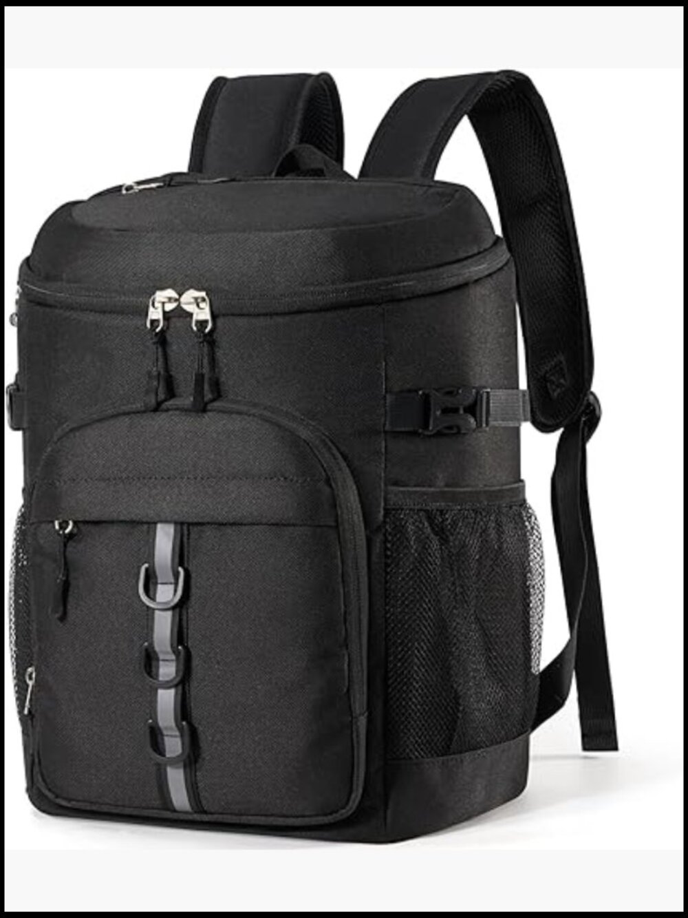 Large Capacity Insulated Cooler Backpack Leak Proof Soft Shell 16.5H